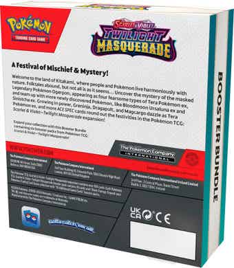 POKEMILLON Pokémon | Booster Bundle Twilight Masquerade Inglés 2024