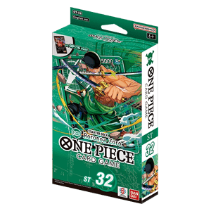 One Piece | Mazo ST-32 Green Roronoa Zoro-POKEMILLON - La Tienda Pokémon