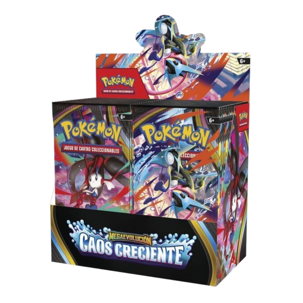 POKEMILLON Booster Box 36 Sobres Caos Creciente | Chaos Rising