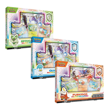 POKEMILLON Pokémon | Caja Paldea Sprigatito / Fuecoco / Quaxly Inglés 2023