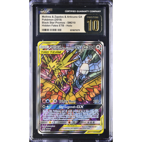 Moltres & Zapdos & Articuno GX (SM 210) SM Black Star Promos