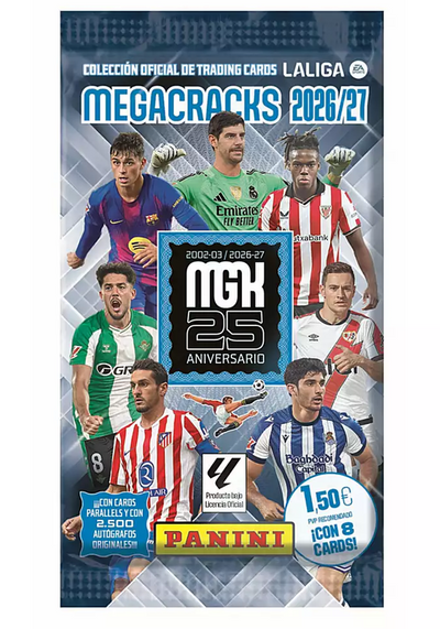 Sobres Megacracks 2026/27 Panini