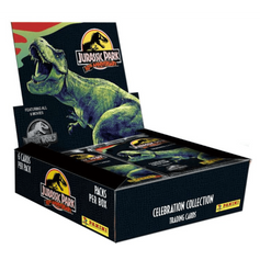 Panini Panini x Jurassic Park | Caja de 24 Sobres de Jurassic Park Cartas Coleccionables 30th Anniversary Celebration Collection Inglés 2024