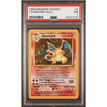 POKEMILLON Segunda Mano PSA 7 | Charizard (BS 4) Base Set Español 1999