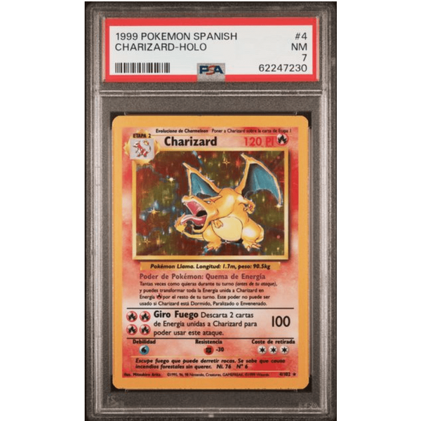 POKEMILLON Segunda Mano PSA 7 | Charizard (BS 4) Base Set Español 1999