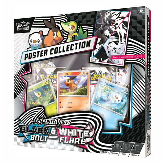Pokémon | Caja Unova Poster Collection de Black Bolt and White Flare Español 2025