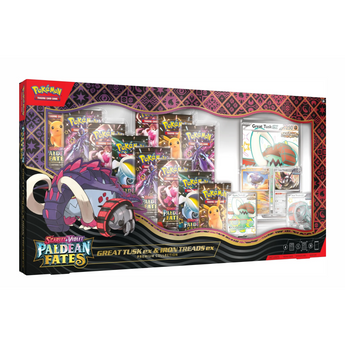 Great Tusk ex & Iron Treads ex Premium Collection Destinos de Paldea | Paldean Fates