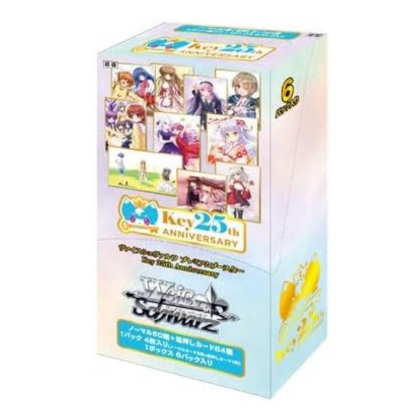 Weiss Schwarz | Booster Box 6 Sobre Key 25th Anniversary Premium