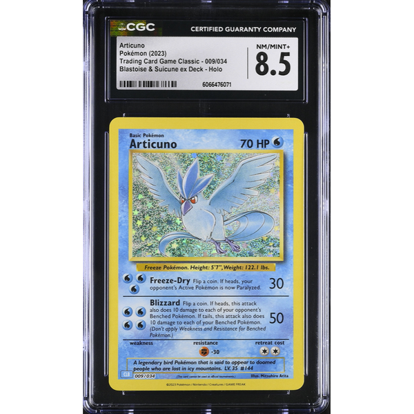 Articuno (CLB 009) Pokémon Trading Card Game Classic