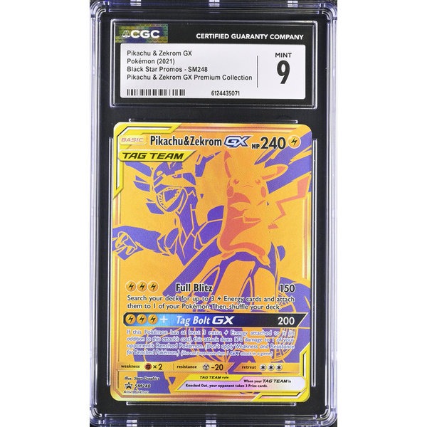 Pikachu & Zekrom GX (SM 248) SM Black Star Promos