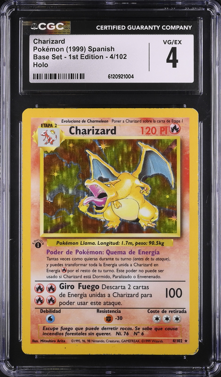 Charizard (BS 4) Base Set 1st Edition