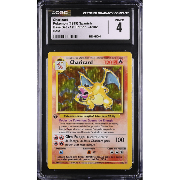 Charizard (BS 4) Base Set 1st Edition