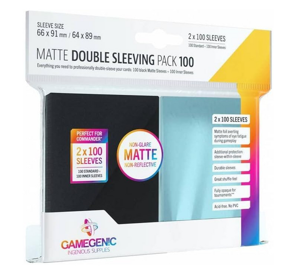 GAMEGEN!C Matte Double Sleeving Pack (100)