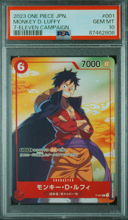 Monkey.D.Luffy (P-001) 7 - Eleven Promos-Segunda Mano-POKEMILLON - La Tienda Pokémon