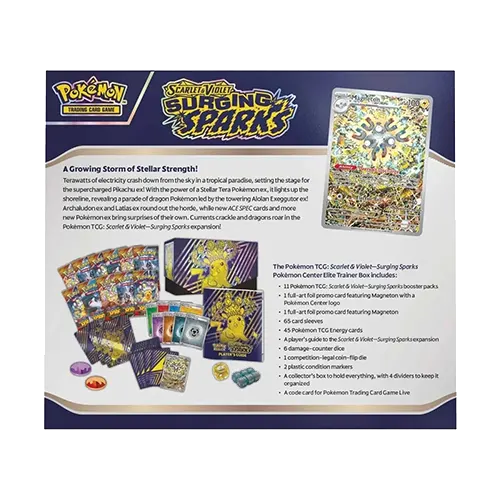 Pokémon | ETB Sparks of Fire Espagnol 2024 Coach Elite Box