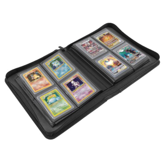 POKEMILLON 01 Álbum Toploaders 112 Bolsillos 4 por Página con Cremallera Color Negro - Ligeramente usado