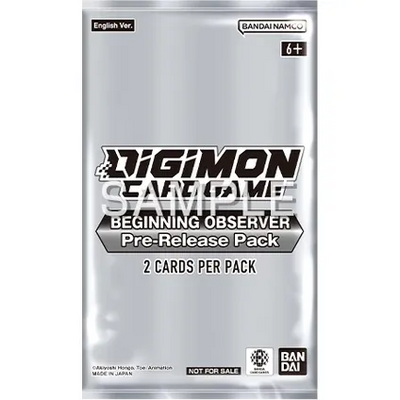 Digimon Sobre Beginning Observer Pre-Release Pack