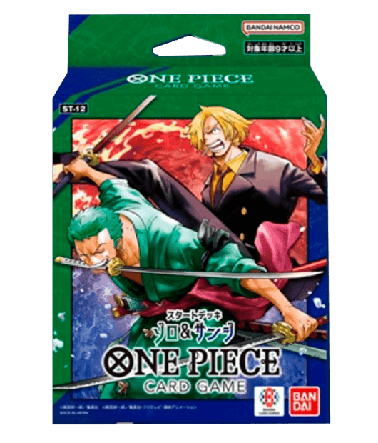 POKEMILLON One Piece | Mazo de Iniciación de Zoro y Sanji ST-12 Japonés 2024