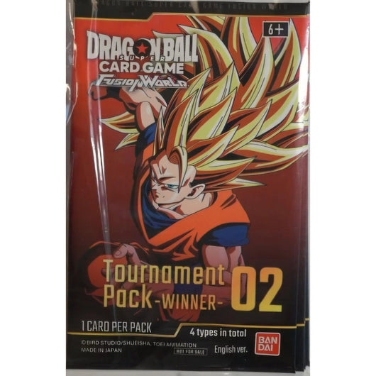 POKEMILLON Dragon Ball | Fusion Series Tournament Pack Vol.2 - Pack 4 Sobres - Winner - Inglés