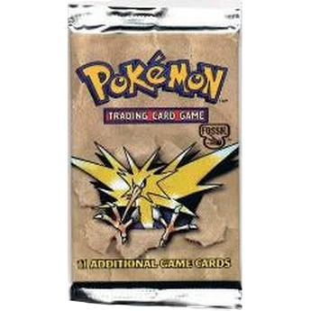POKEMILLON Pokémon | Sobre Fossil 1st Edition "Zapdos" 1999-2000 Español