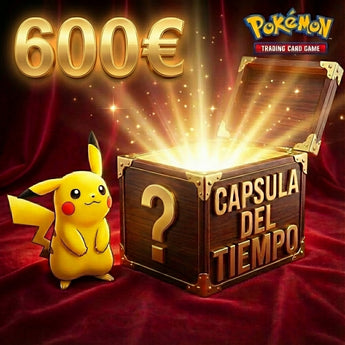 Cápsula del Tiempo Pokémon Mystery Box Español e Inglés 1999-2026