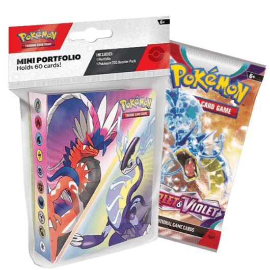 Pokémon | Álbum 60 Bolsillos Miraidon & Koraidon + Sobre Scarlet & Violet Inglés 2023