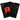 Dos fundas para cartas Pokémon negras con el logo rojo de Team Rocket y la silueta de Mewtwo en líneas rojas.