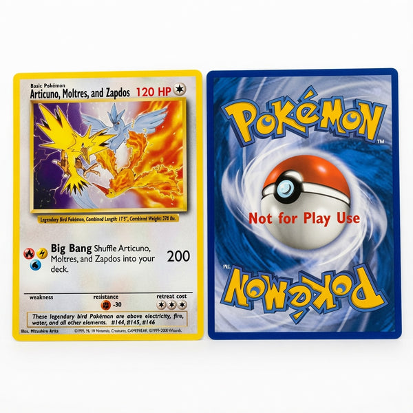 Articuno, Moltres, and Zapdos (PR) Jumbo Promos-POKEMILLON - La Tienda Pokémon