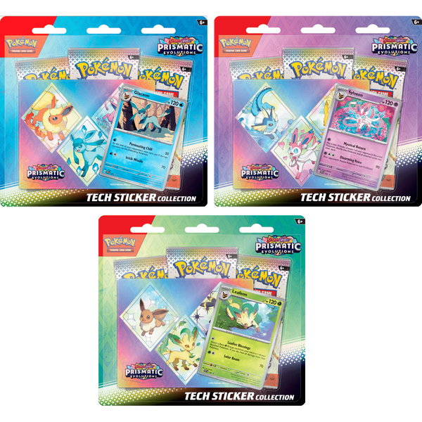 POKEMILLON Pokémon | Blíster de 3 Sobres + Pegatinas de Evoluciones Prismáticas Español 2024