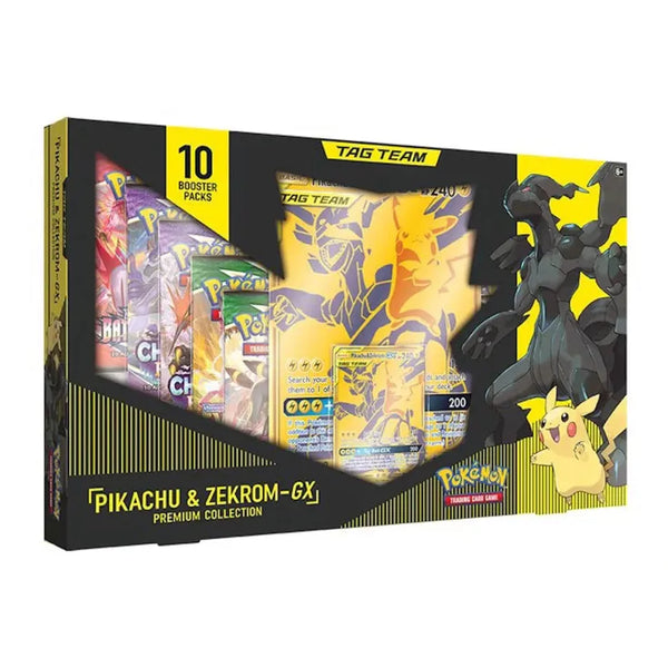POKEMILLON Segunda Mano Pokémon | Caja Pikachu & Zekrom Premium Collection Inglés 2022