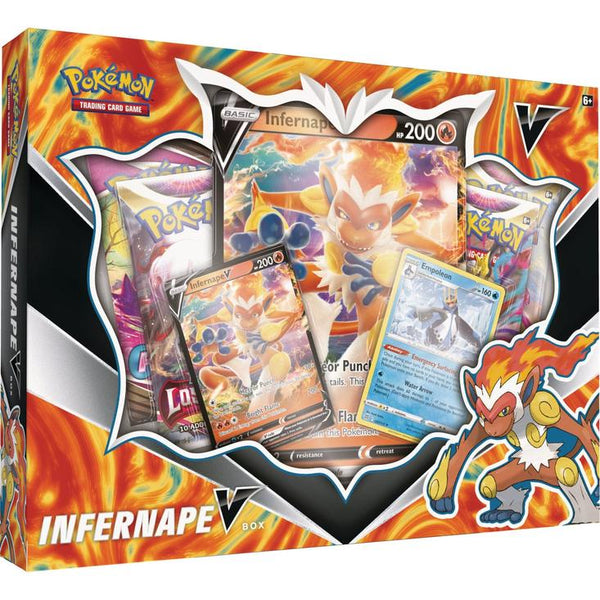 POKEMILLON Pokémon | Caja Infernape V Premium (4 Sobres) Inglés 2022
