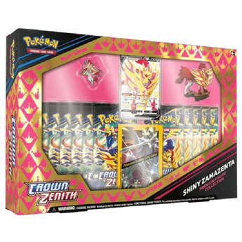 POKEMILLON Pokémon | Caja Shiny Zamazenta con Figura Crown Zenith Inglés 2023