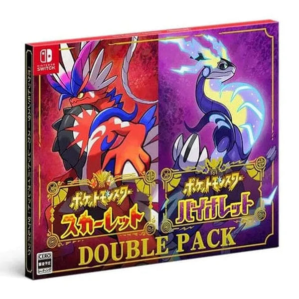 POKEMILLON Switch | Scarlet Violet Double Pack +2 Libros de Arte +2 Promo Japonés 2022