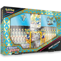 Pokémon | Caja Shiny Zacian con Figura Crown Zenith Inglés 2023