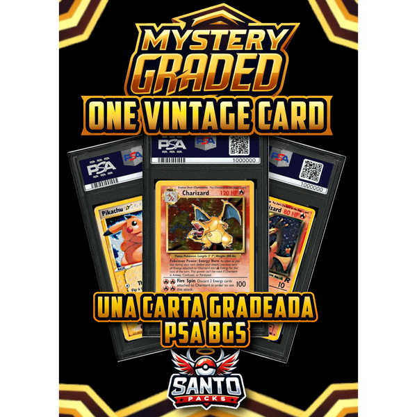 Carta Gradeada - PSA, BGS, CGC - One Vintage Card - Mystery Graded Card segunda imagen