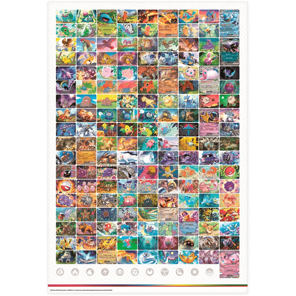 POKEMILLON Pokémon | Caja Póster 151 Pokémon Español 2023