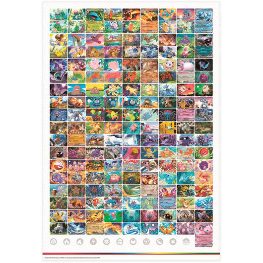 Pokémon | Caja Póster 151 Pokémon Inglés 2023