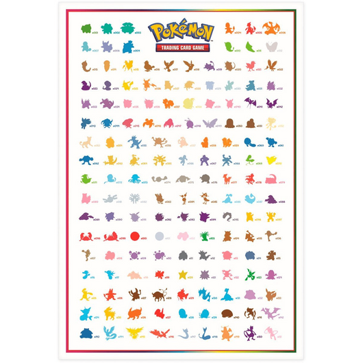 Pokémon | Caja Póster 151 Pokémon Inglés 2023