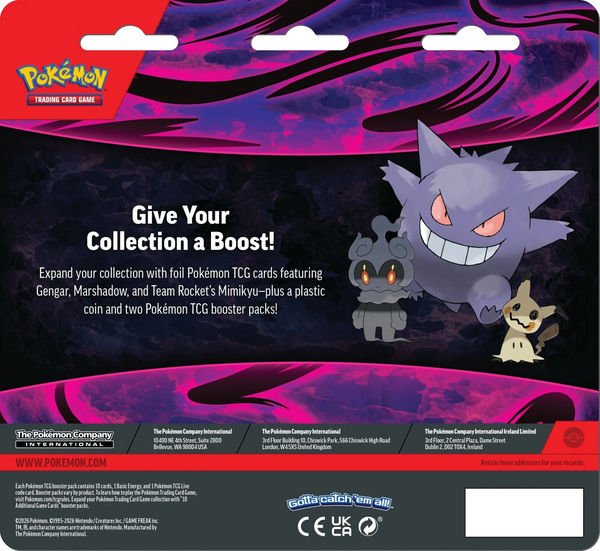 Blister Gengar 2 Sobre Oscuridad Absoluta Caos Creciente | Pitch Black Chaos Rising