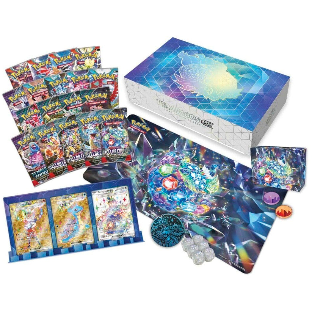 POKEMILLON Pokémon | Terapagos Ex Ultra Premium Noviembre Inglés 2024
