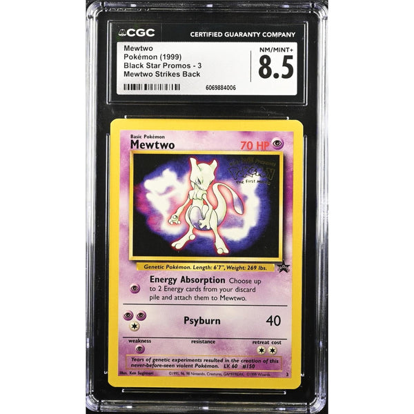 Mewtwo (WP 3) Wizards Black Star Promos