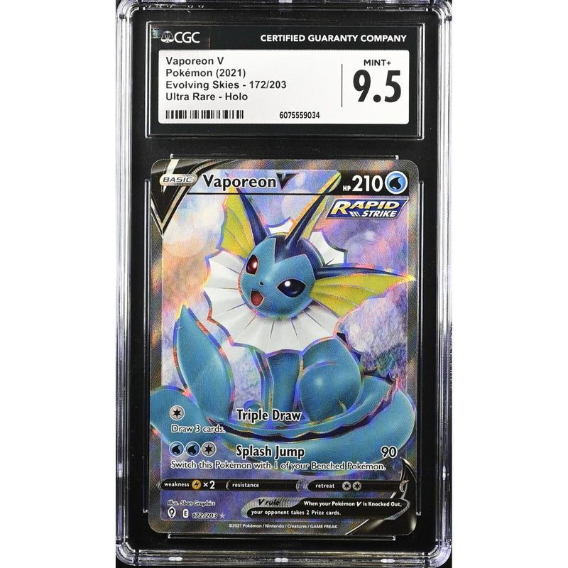 Vaporeon V (EVS 172) Evolving Skies Pokemillon 001