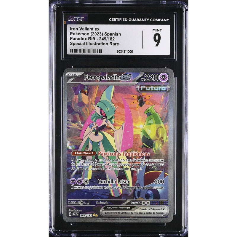 Iron Valiant ex (PAR 249) Brecha Paradojica Pokemillon 001