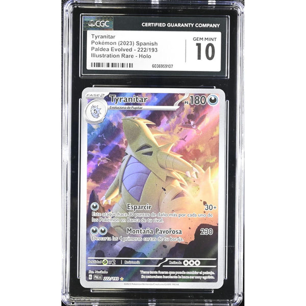Tyranitar (PAL 222) Evoluciones de Paldea