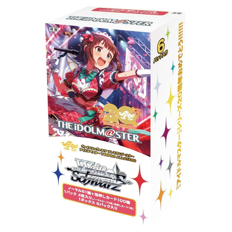 Weiss Schwarz | Booster Box 6 Sobres Idolm＠Ster 765Pro Allstars Premium Pokemillon 001