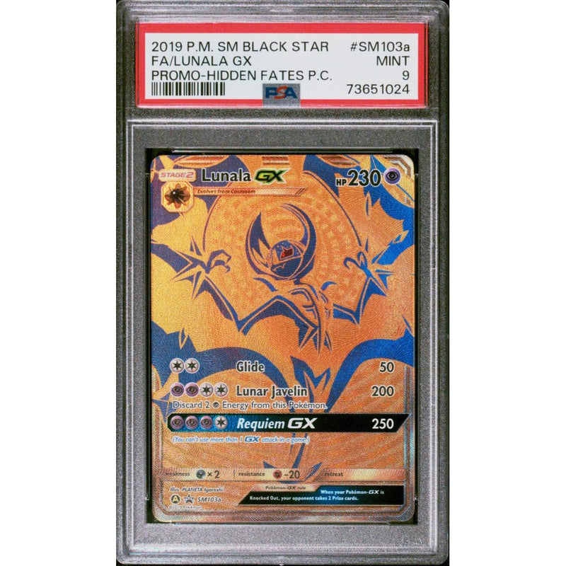 Lunala GX (SM 103a) SM Black Star Promos Pokemillon 001