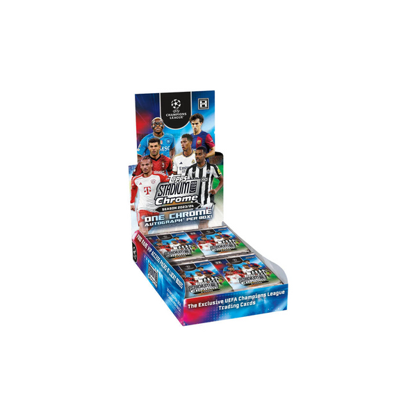 Topps | Stadium Club Chrome UEFA 2023/24 - Hobby Box - 1 Autograph