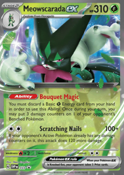 POKEMILLON Pokémon | Lata Paldea Partners Meowscarada ex Inglés 2023