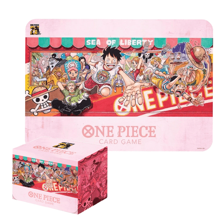 One Piece | Tapete Premium 25th Edition y Caja de Almacenamiento Pokemillon 001