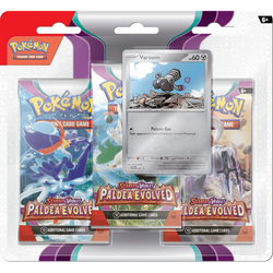 Pokémon | Blister 3 Envelopes Paldea Evolved English 2023 segunda imagen